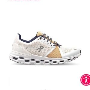 On Cloud Cloudstratus Almond White Beige Tan women 8